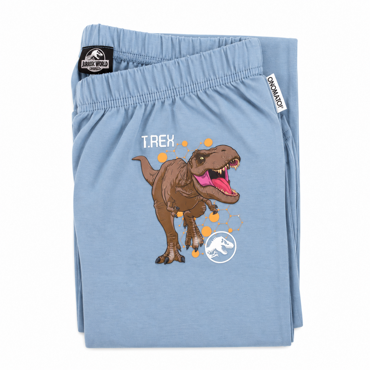 Jurassic World Boys T-Rex 100% Cotton Pyjama Set 11-12 Years Grey