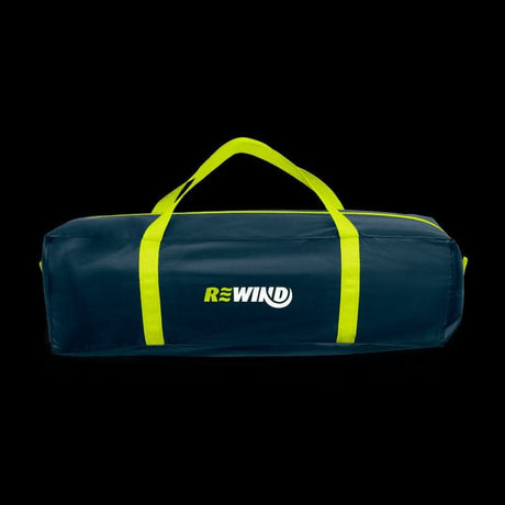 CLICKK Home Store 3 person dome tent carry bag with bright yellow handles for easy transport