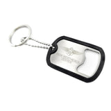Top Gun Dog Tag Bottle Opener 1 of 5 Designs Selected at Random Silver