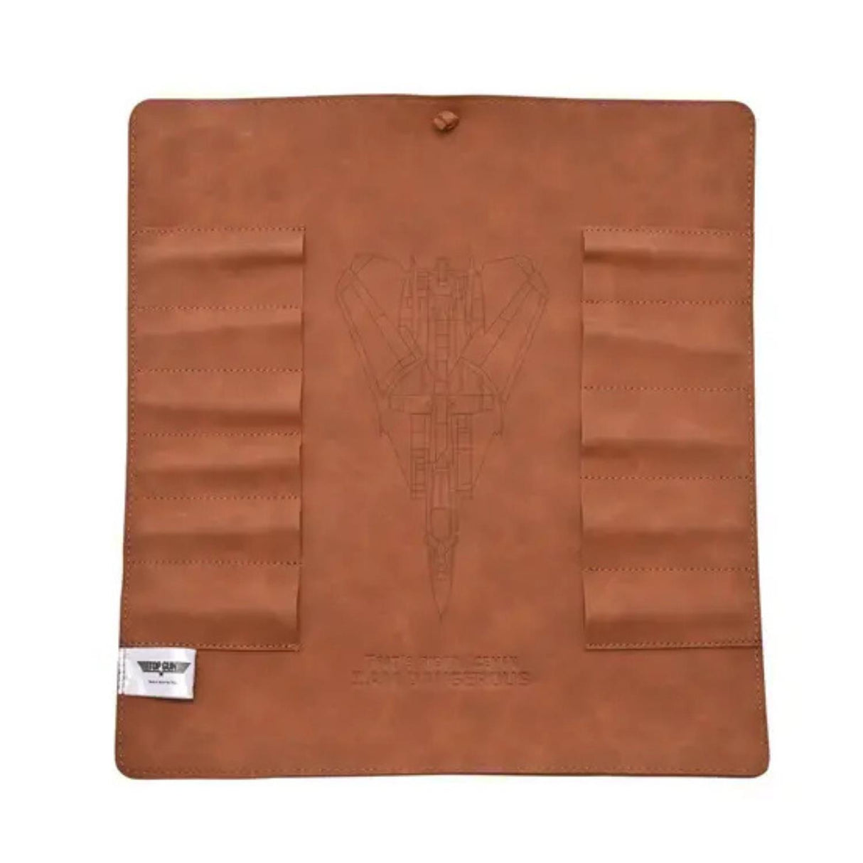Top Gun PU Leather Tool Wrap Tan
