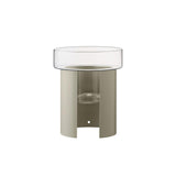 LSA Terrazza Planter H45cm Clear and Grey