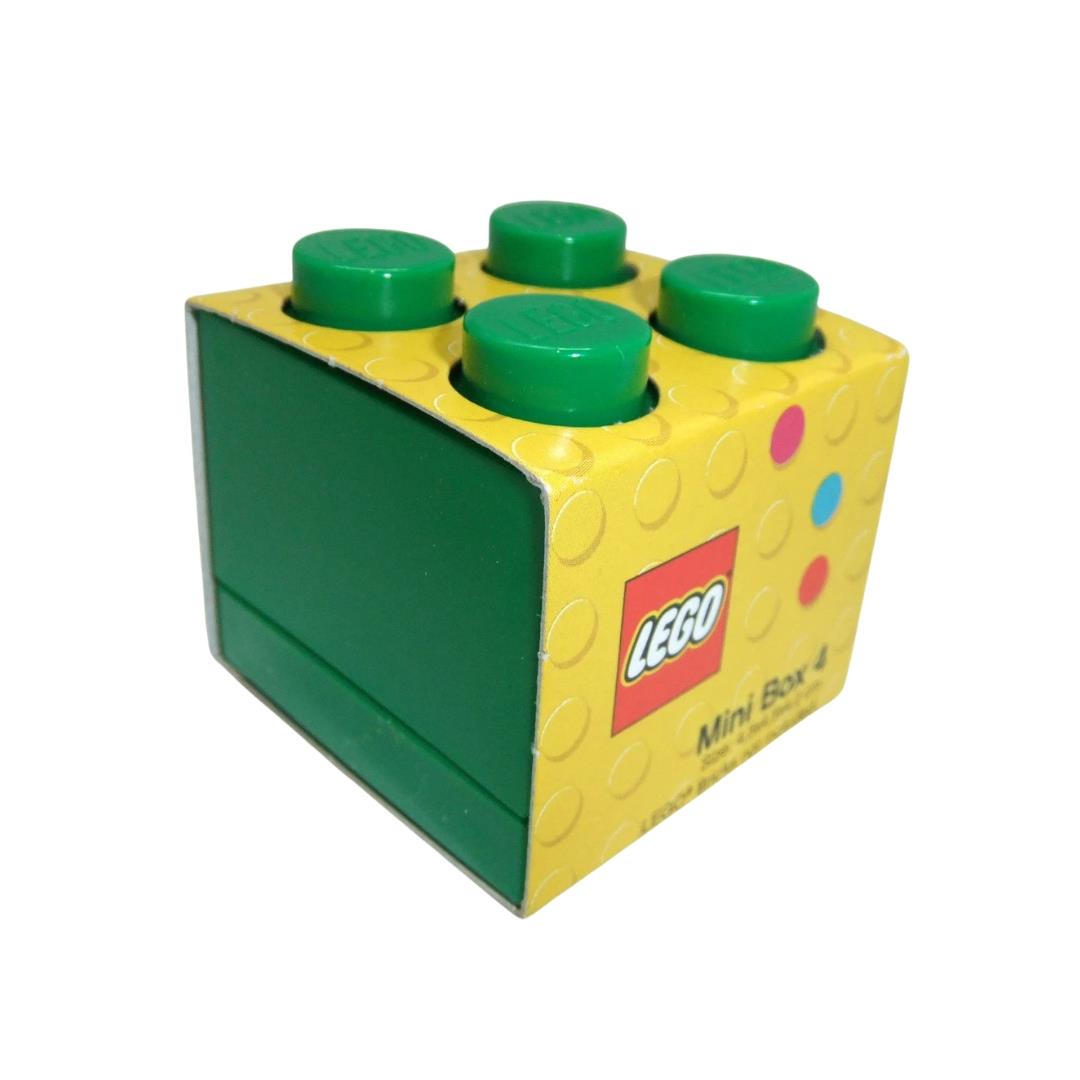 LEGO Mini Box 4 Storage Brick Box Green