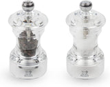 Peugeot Bistro Acrylic Salt and Pepper Mill 10cm Clear