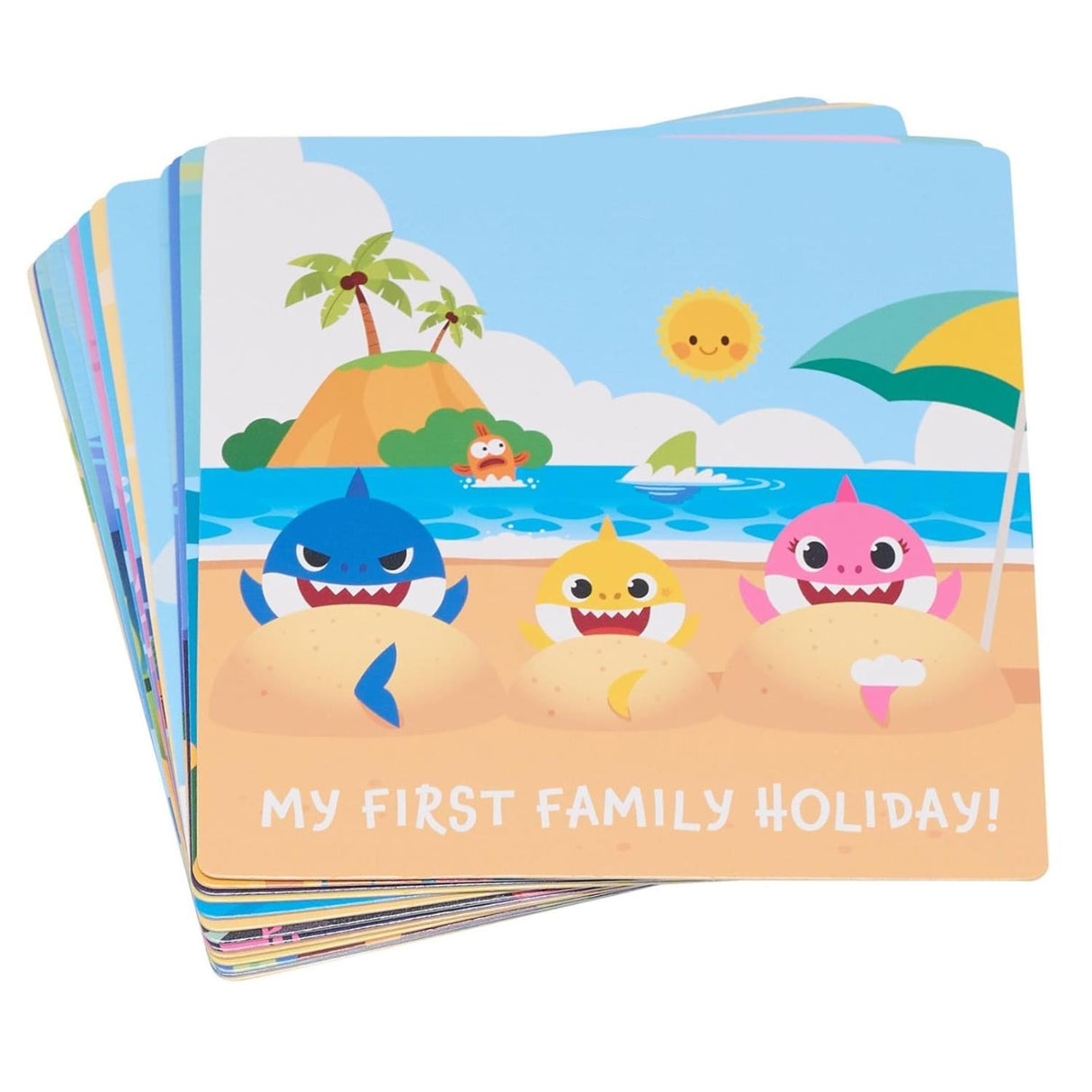 Baby Shark Set of 16 Milestone Cards Multi