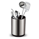 Deluxe Stainless Steel Rotating Cutlery Utensil Organiser