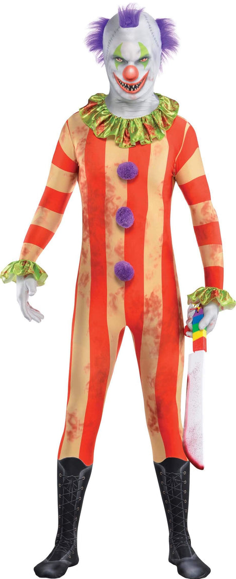 Teen Scary Clown Halloween Costume - 10-12 Years
