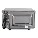 electriQ Freestanding 25L 1000W Flatbed Commercial Style Microwave Silver
