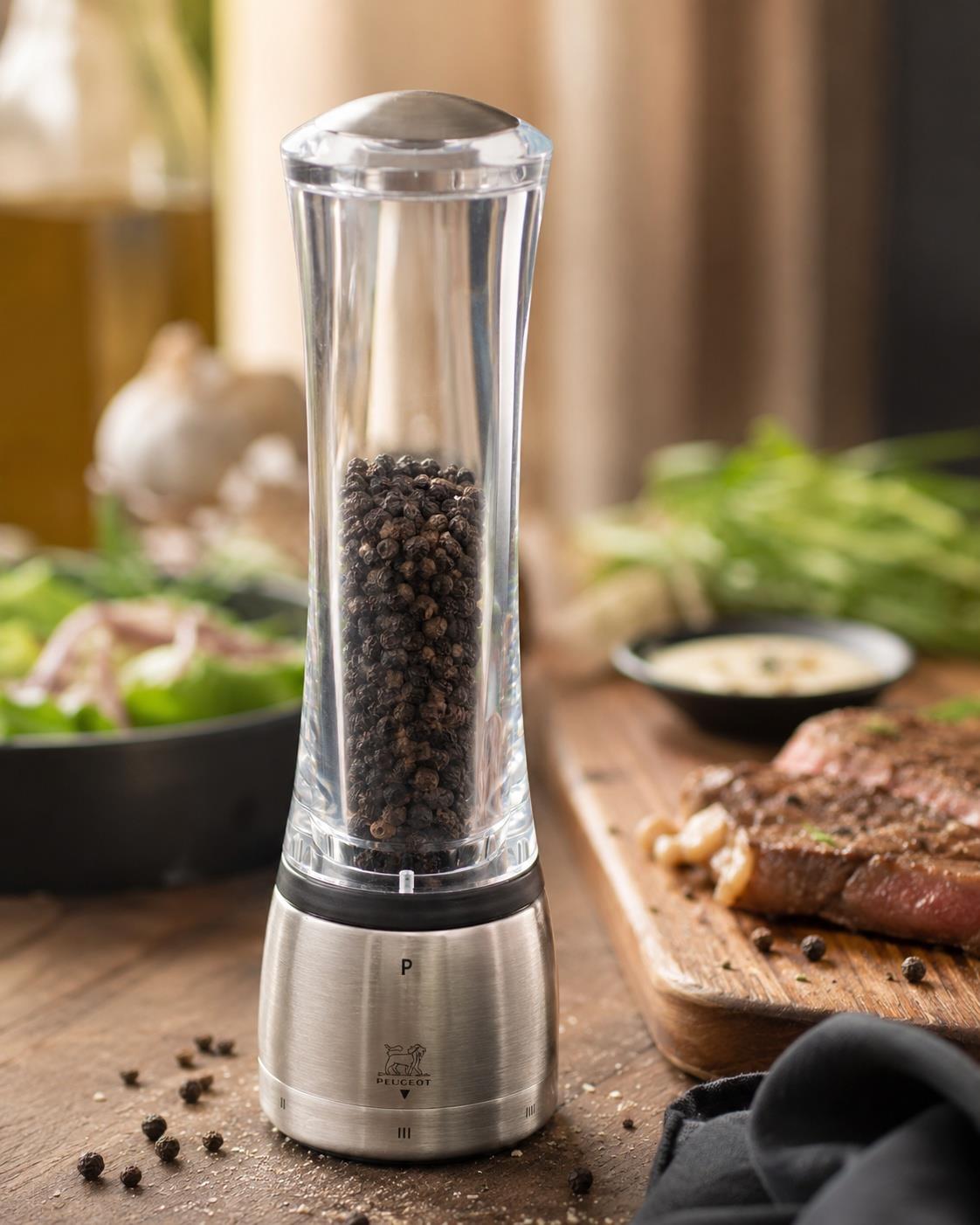 Peugeot Daman Pepper Mill 21cm Silver