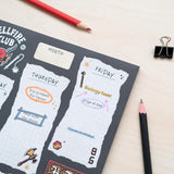 Stranger Things Hellfire Club A4 Weekly Planner Notepad