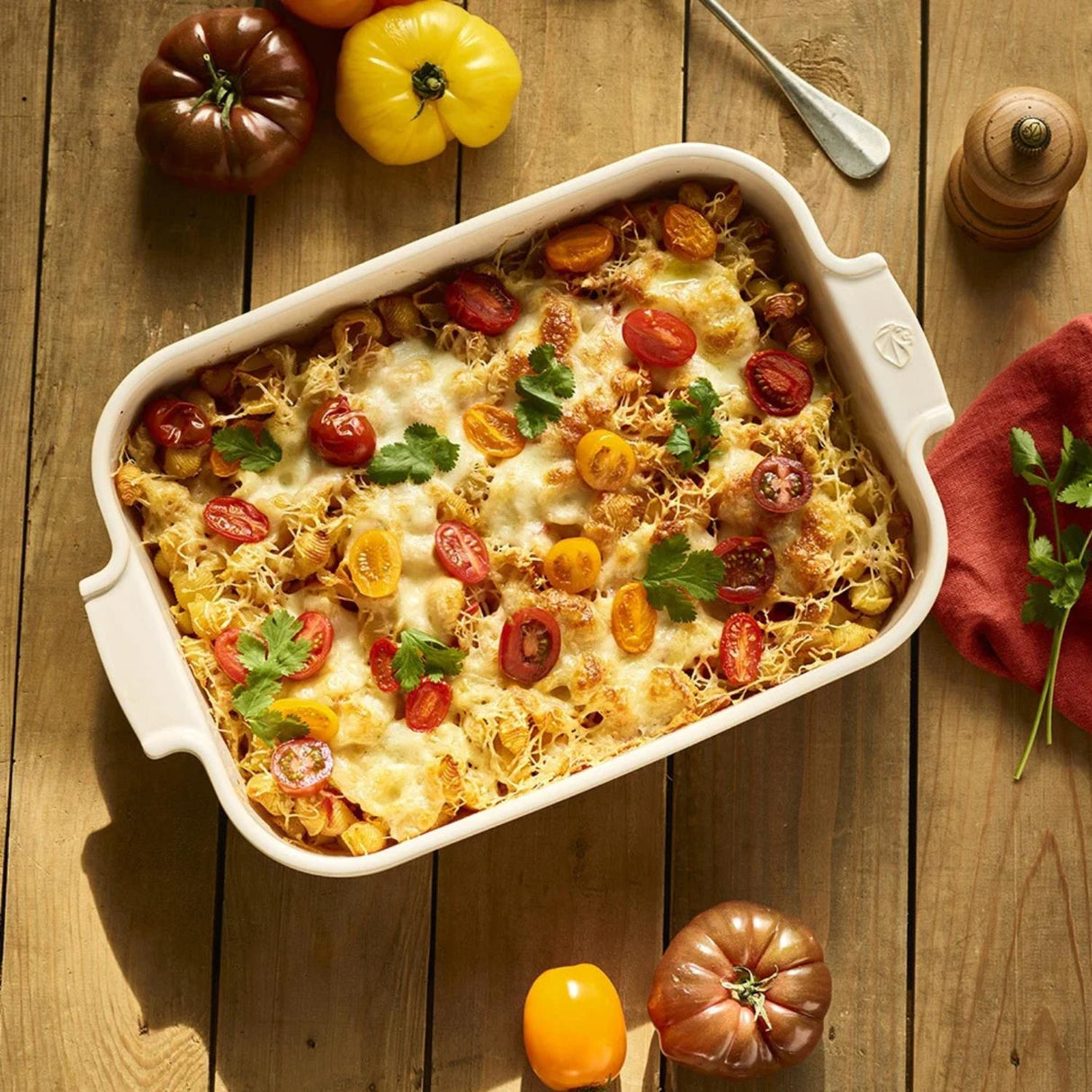 Peugeot Appolia Rectangular Baker Dish 22cm Ecru