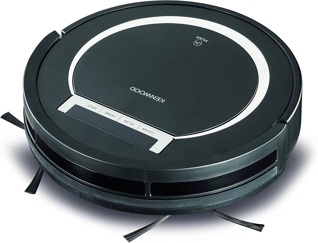 Kenwood Smart Robot Vacuum Cleaner VRP10.000 with Anti-Fall Tech Black