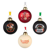 Stranger Things Set of 4 Christmas Baubles Multi