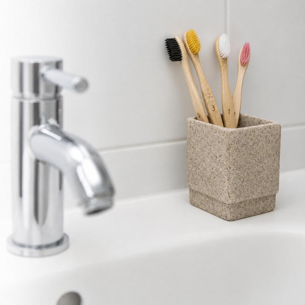 Bamboo Toothbrush Pack of 4