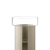 LSA Terrazza Planter H60cm Clear and Grey