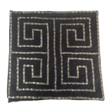 Black Geometric Pattern Cushion Cover