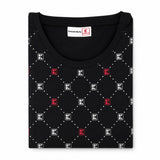 Kaufland Women's Black Logo Print 100% Cotton T-Shirt Size S