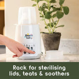 Dualit Baby Range Single Bottle Warmer White and Grey