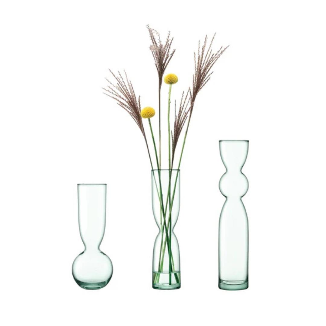 LSA Canopy Recyled Glass Trio Vast Set of 3