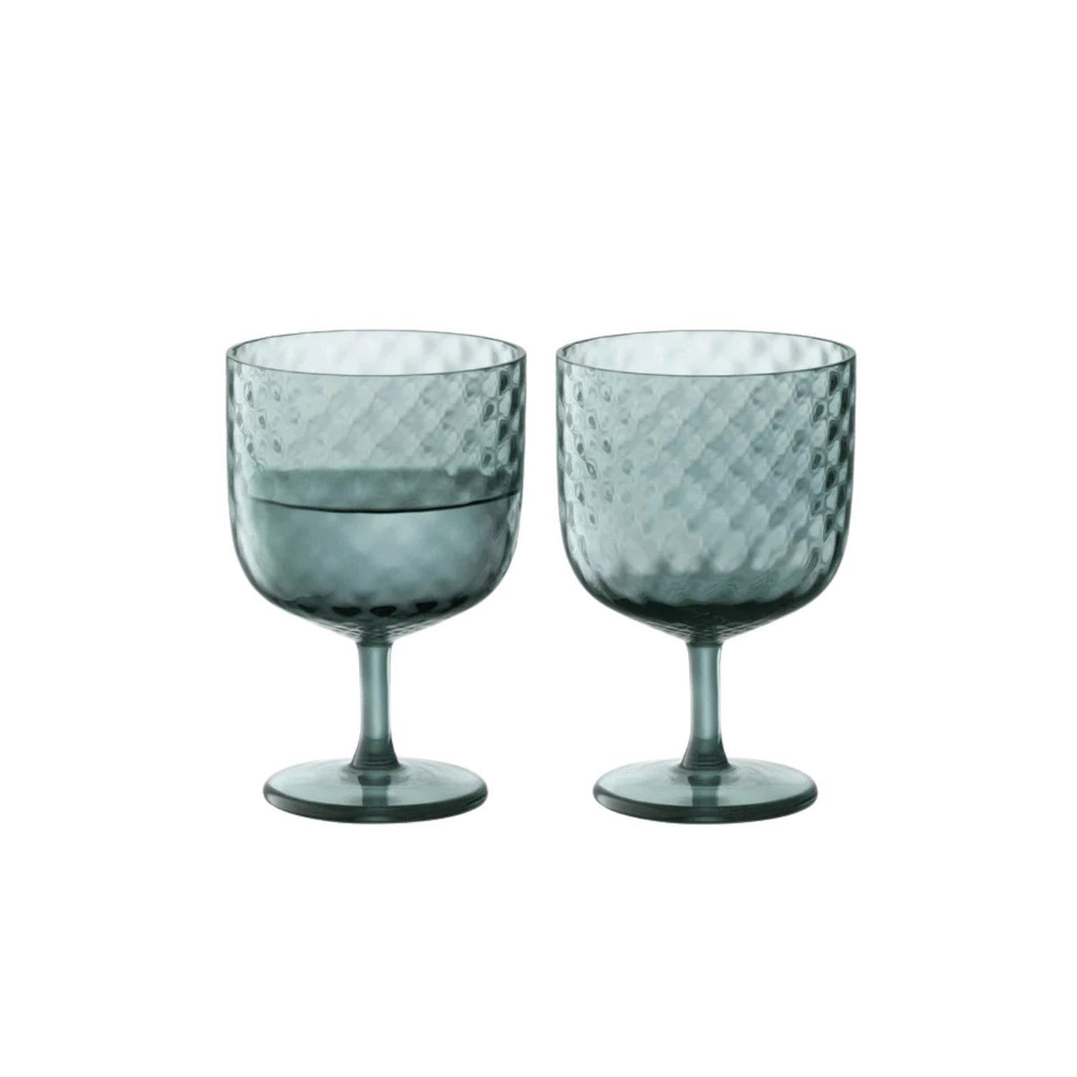 LSA Dapple Wine Glass 325ml Set of 2 Blue