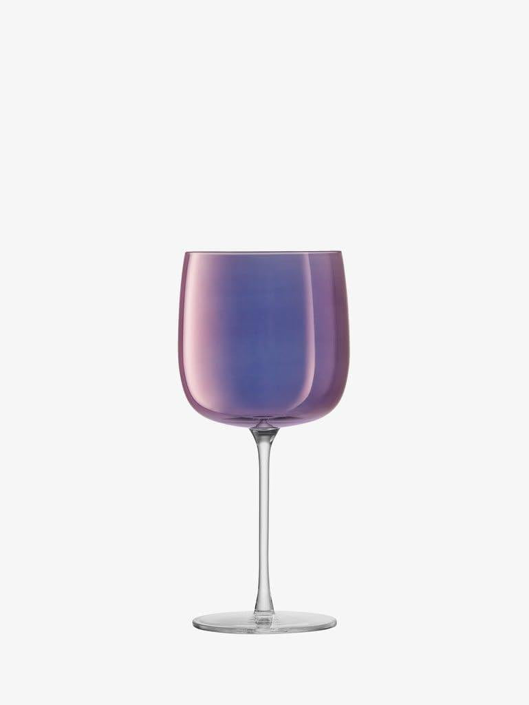LSA International Aurora 450ml Wine Glass Set of 4 Violet