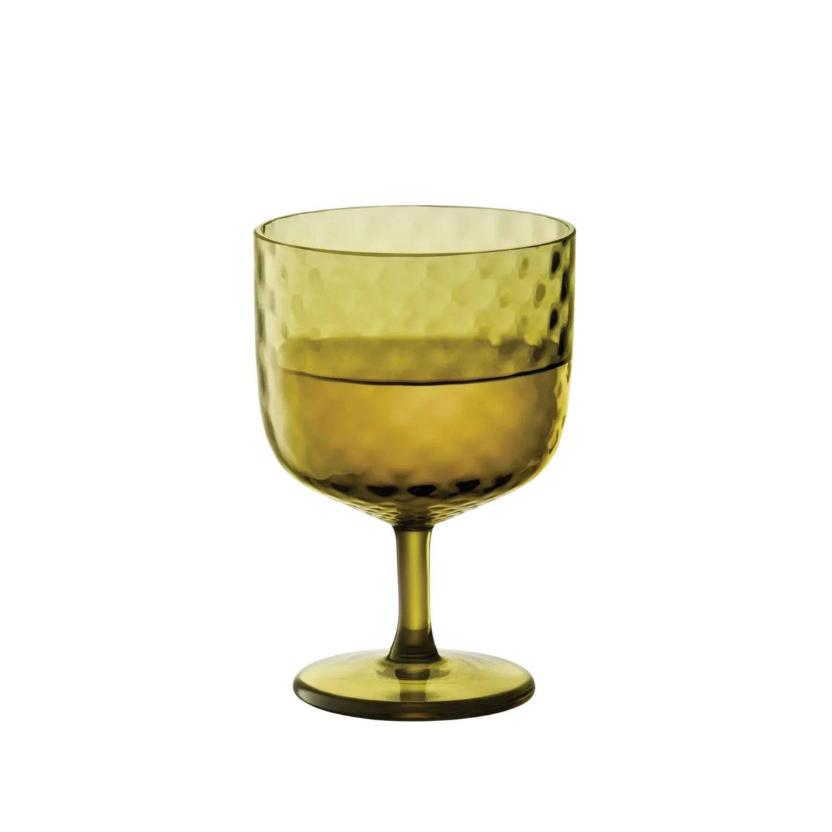 LSA Dapple Wine Glass 325ml Set of 2 woodland Green