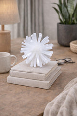 Selenite Crystal Decorative Ball Approx 12cm White