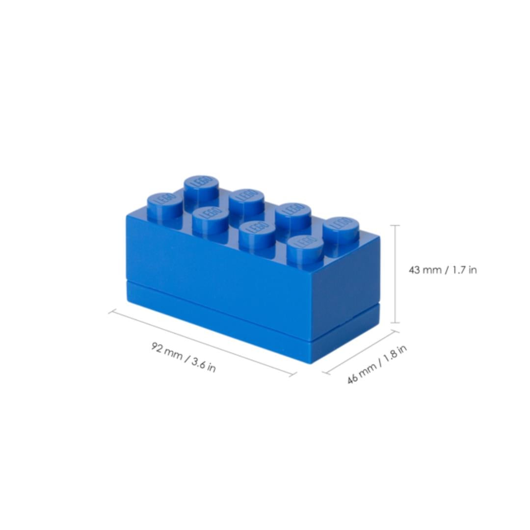 LEGO Mini Box 8 Storage Brick Blue