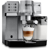 De'Longhi Premium 1 Litre 15 Bar Pump Espresso Machine Silver