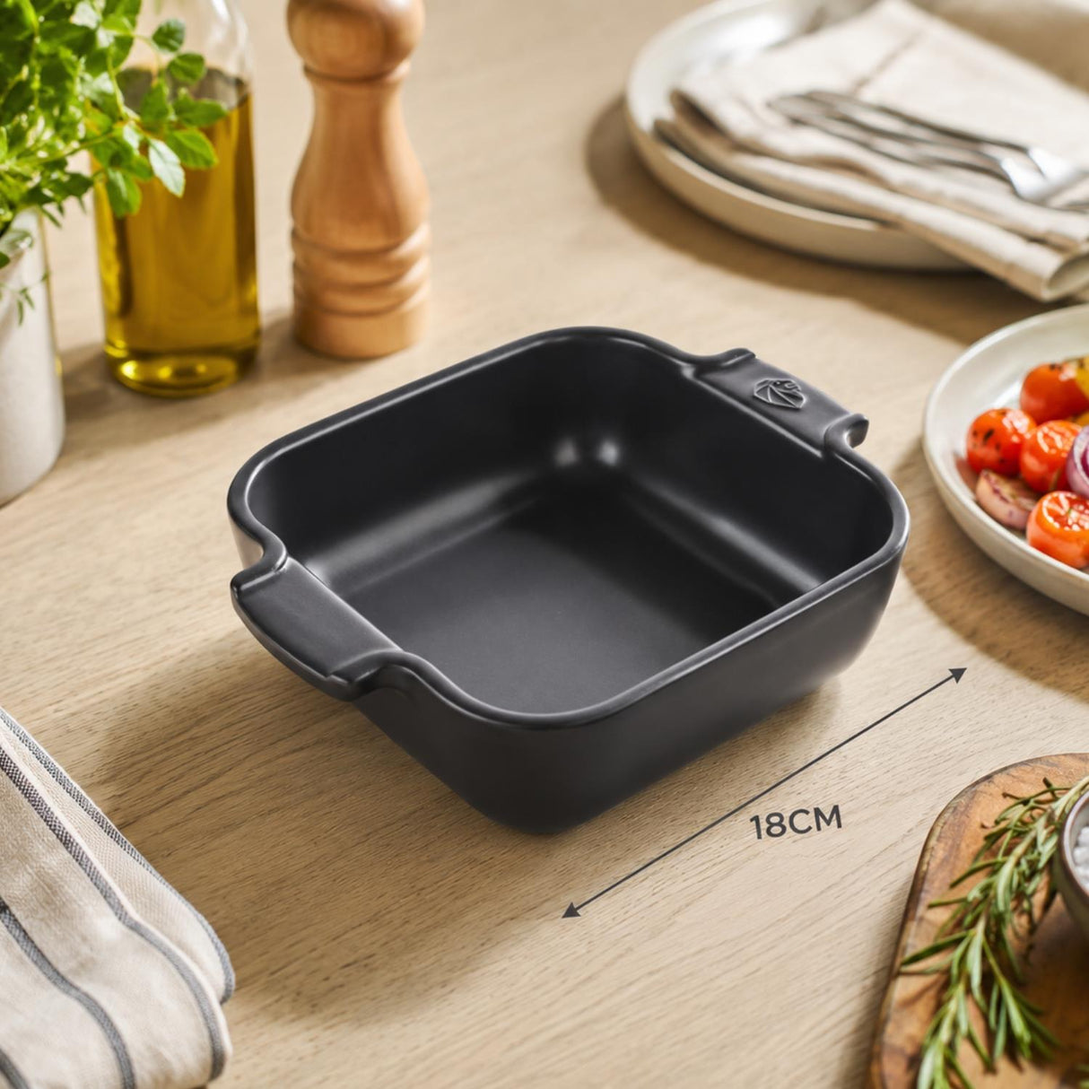 Peugeot Appolia Square Baker Dish 18cm Slate