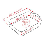 Peugeot Appolia Rectangular Baker Dish 22cm Slate