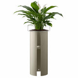LSA Terrazza Planter H75cm Clear and Grey