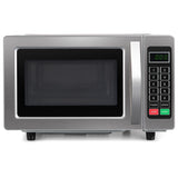 electriQ Freestanding 25L 1000W Flatbed Commercial Style Microwave Silver