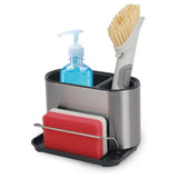 Kitchen Sink Caddy Organiser Sponge Brush Holder Stainless Steel