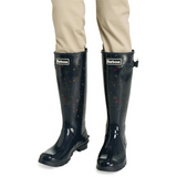 Barbour Bede Wellies - UK 3 Navy Print