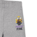 Minions Girls' 2-Pack Cotton Leggings Size 5-6 Years Multi