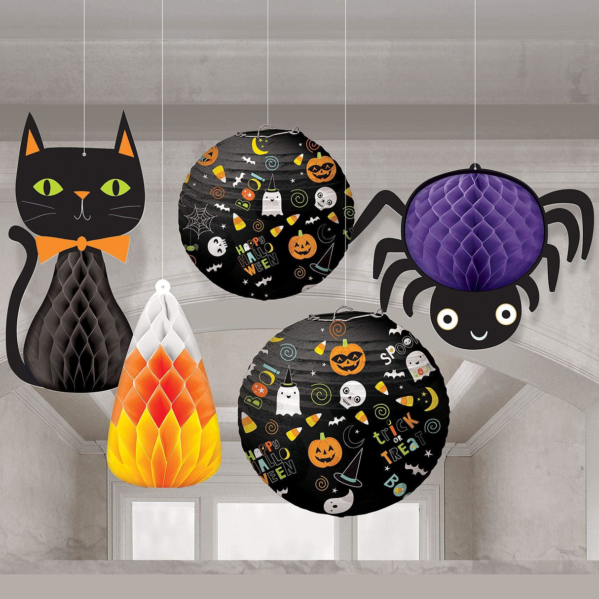 Halloween Friendly Characters Hanging Bouquet Decorations
