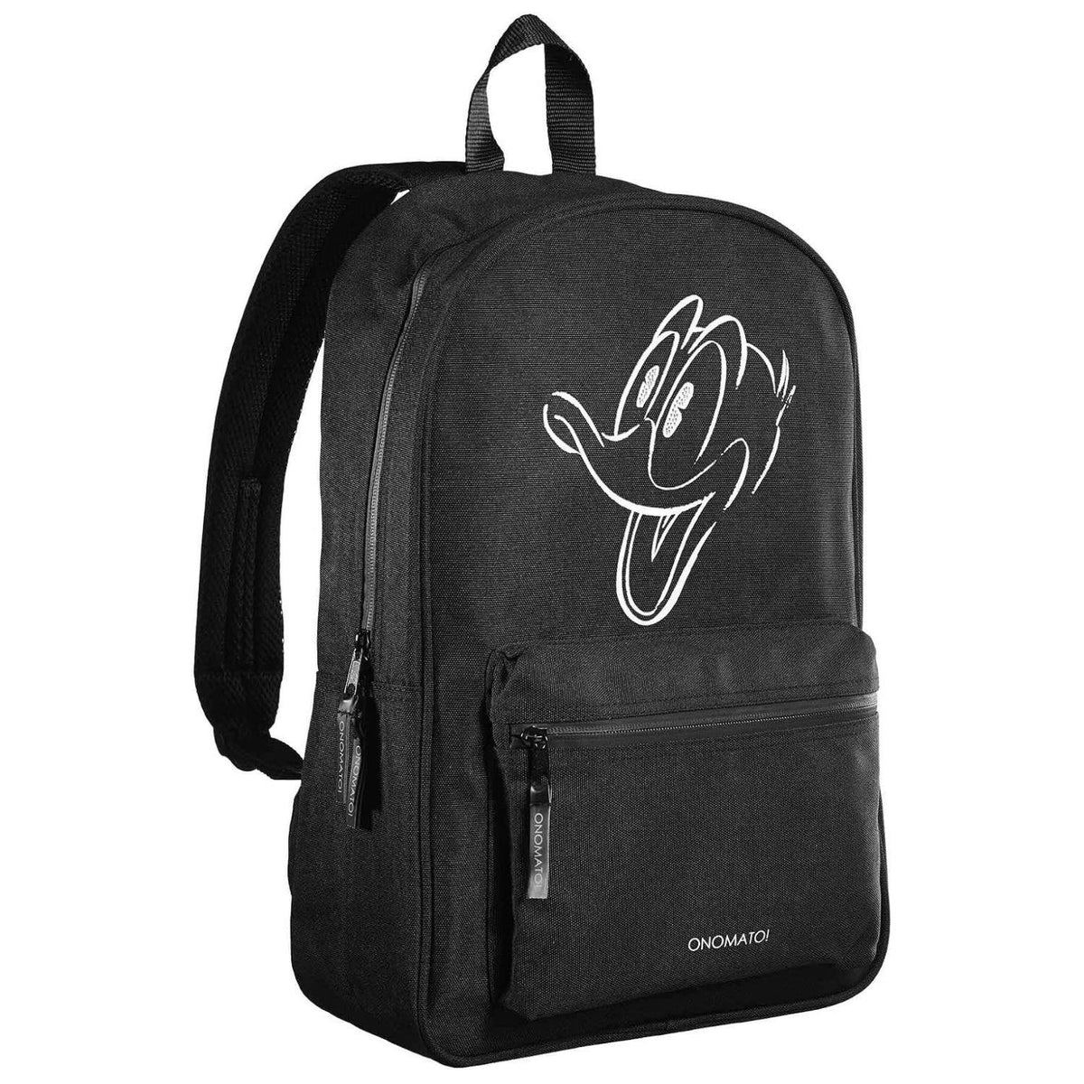 Disney Donald Duck Backpack with Front Zip Pocket Black