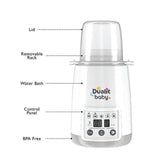 Dualit Baby Range Single Bottle Warmer White and Grey