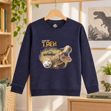 Jurassic World T-Rex 100% Cotton Sweatshirt Age 7-8 Years Navy