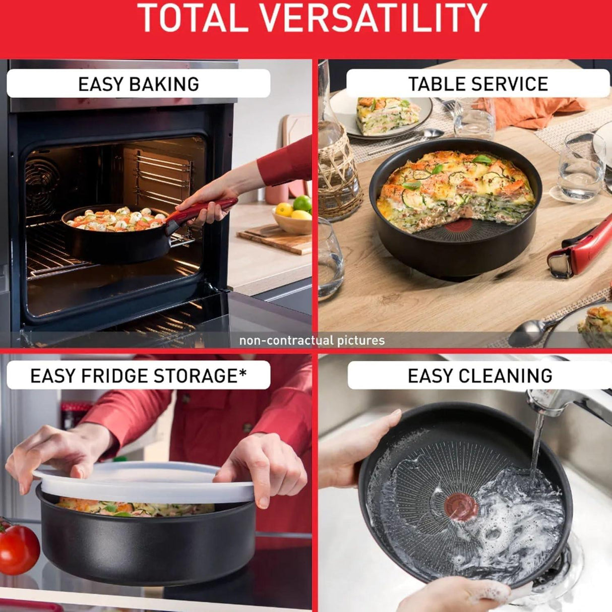 Tefal Ingenio So Light L7239642 16-Piece Pot and Pan Set Black