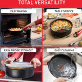 Tefal Ingenio So Light L7239642 16-Piece Pot and Pan Set Black