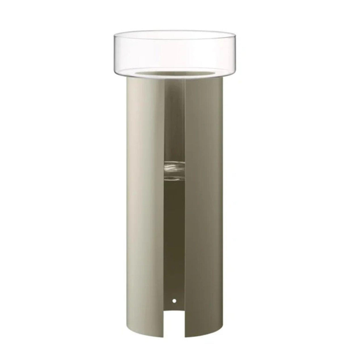 LSA Terrazza Planter H75cm Clear and Grey