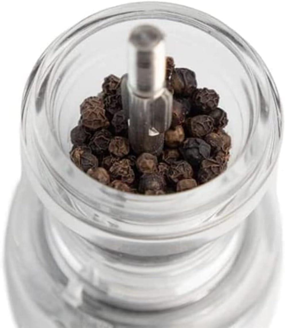 Peugeot Bistro Acrylic Salt and Pepper Mill 10cm Clear