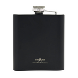 Star Trek "Boldly Go" Stainless Steel Hip Flask Black
