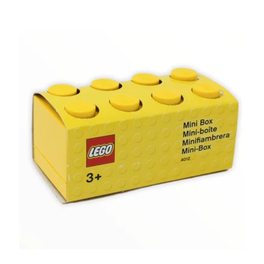 LEGO Mini Box 8 Storage Brick Yellow
