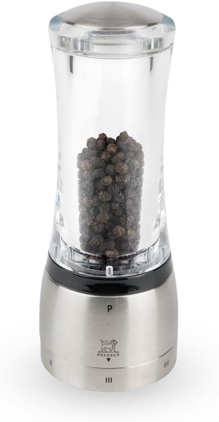 Peugeot Daman Pepper Mill 16cm Silver