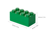 LEGO Mini Box 8 Storage Brick Green