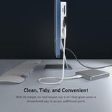 Belkin 6-in-1 USB-C Multiport Hub with Mount - White