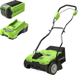 Greenworks 40V Dethatcher 35cm includes 2.5Ah Battery