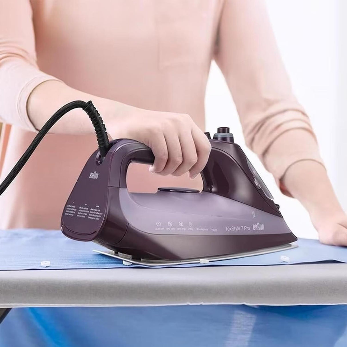 BRAUN TexStyle 7 SI7181VI Steam Iron 3100 W Purple